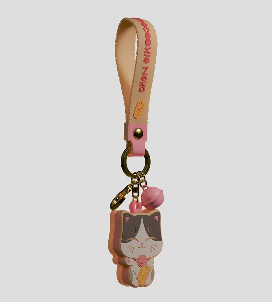 Manecookie Neko Keychain – S1 Blind Box Display of 8 13 cm 2