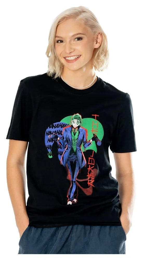 DC Comics T-Shirt – The Joker Anime Red Light Size S 2