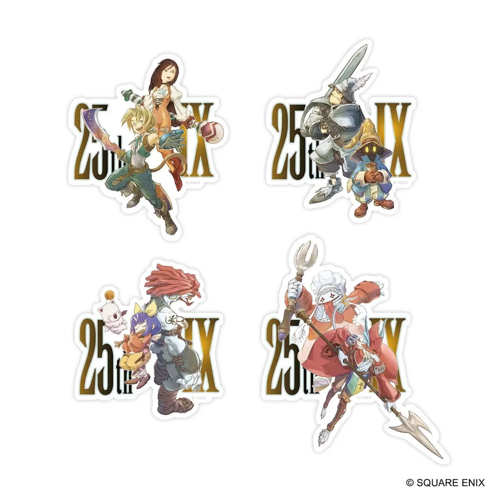 Final Fantasy IX Sticker Pack – 25th Anniversary 4-Piece Set