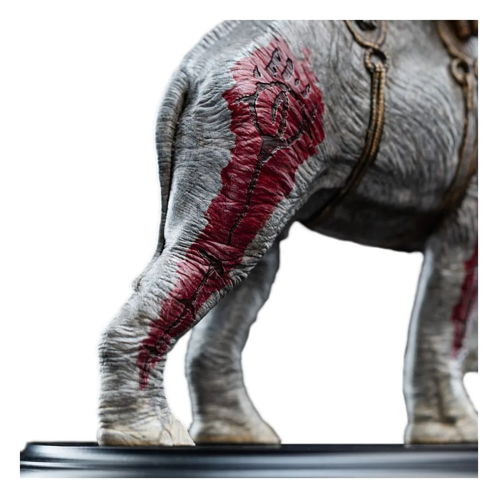 Lord of the Rings Mini Statue – Mumak in Battle 17 cm 3