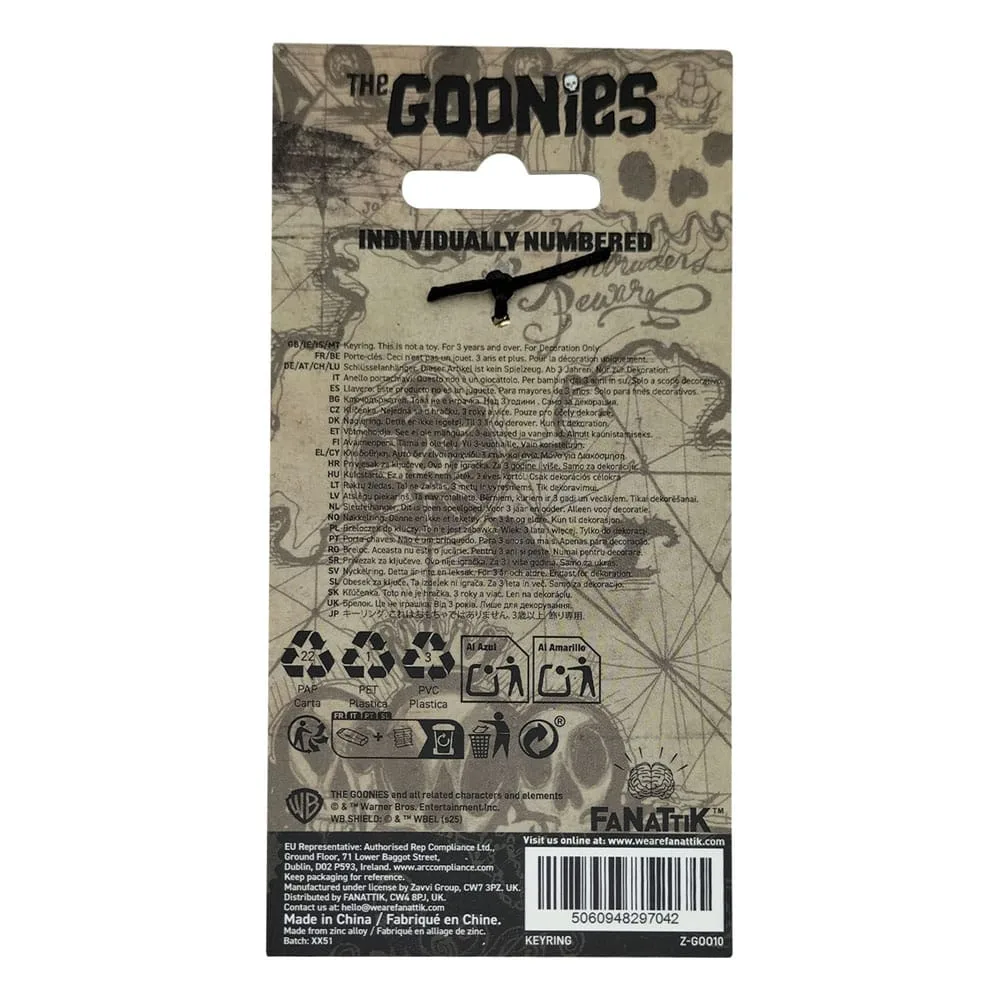 The Goonies Keychain – 40th Anniversary Copper Bones 70 x 28 mm 3