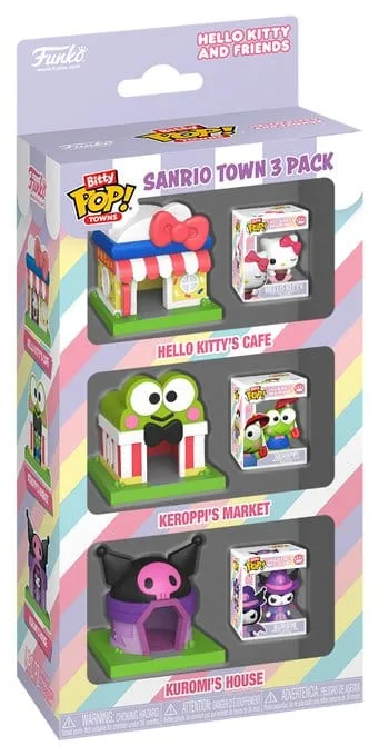 Sanrio Bitty POP Towns Figure Set – SanrioTown 3 Pack 2 cm 1