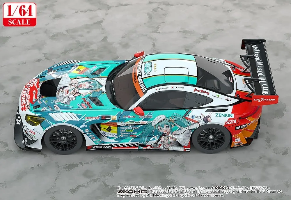 Hatsune Miku GT Project Model Car – AMG 2023 Season Opening 7 cm 4