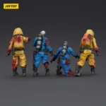 Zombie Dark Source Action Figures – Biochemical Lab Team 4-Pack 8 cm 4