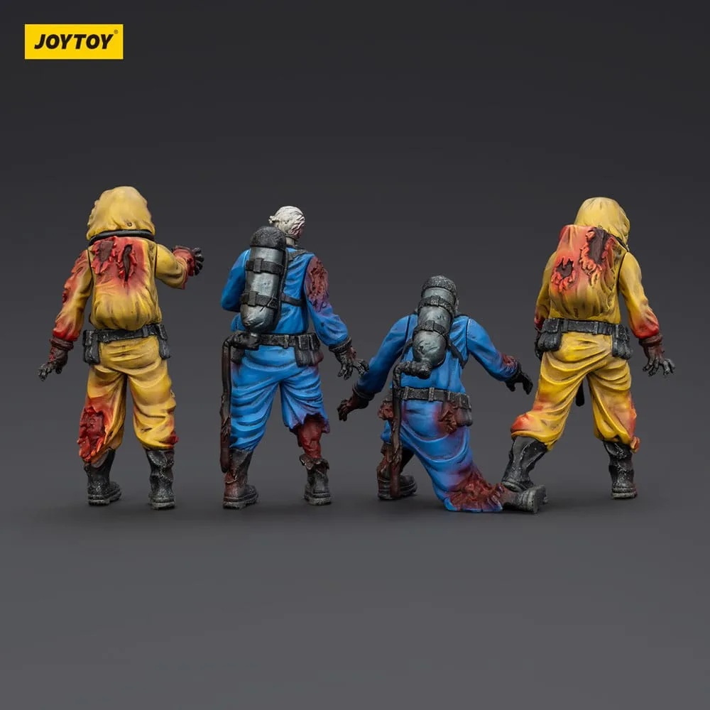 Zombie Dark Source Action Figures – Biochemical Lab Team 4-Pack 8 cm 4