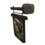 An American Werewolf in London Prop Replica – Pub Sign 6 cm 5