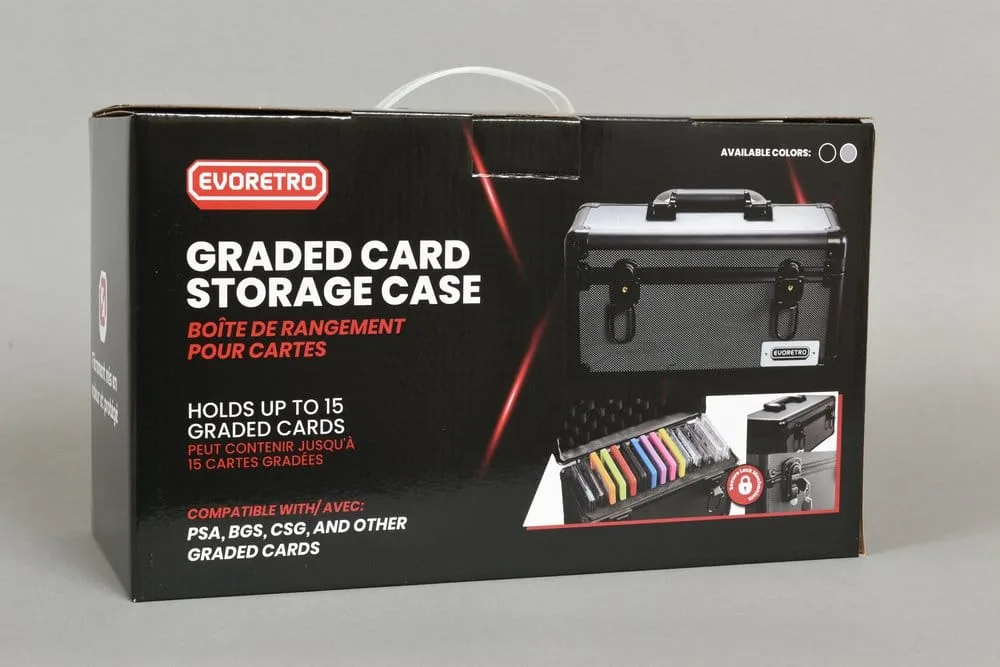 Trading Card Storage Case – Evoretro 15 Slabs Grey 33.9 cm 15