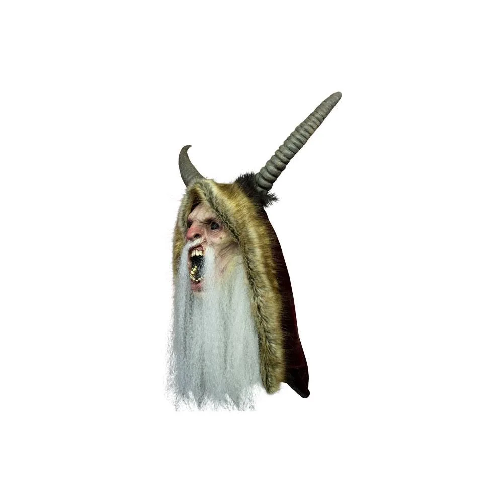 Krampus Mask – Movie Edition with Horns and Santa Hood 2