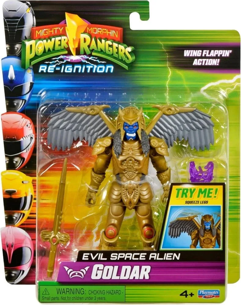 Power Rangers Action Figure – Goldar Evil Space Alien 13 cm 3