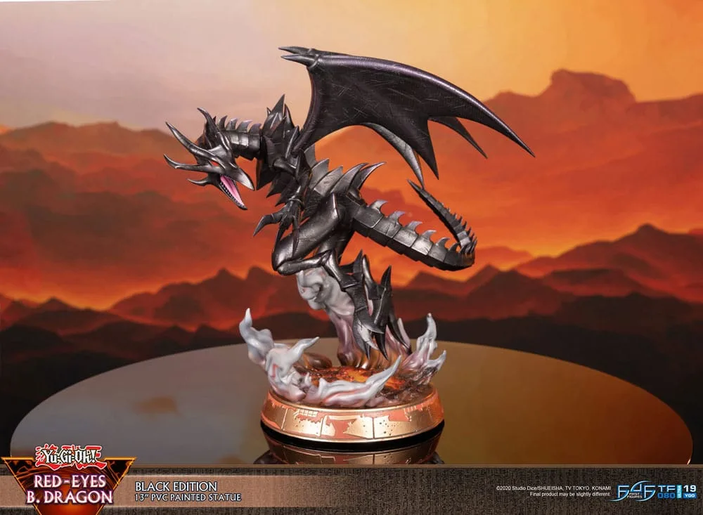 Yu-Gi-Oh! PVC Statue – Red-Eyes B. Dragon Black 33 cm 14
