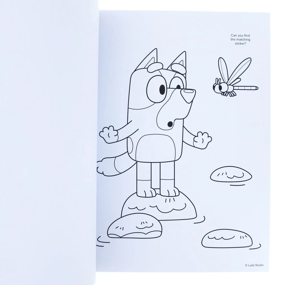 Bluey Kleurboek – Met 18 Stickers A4 6
