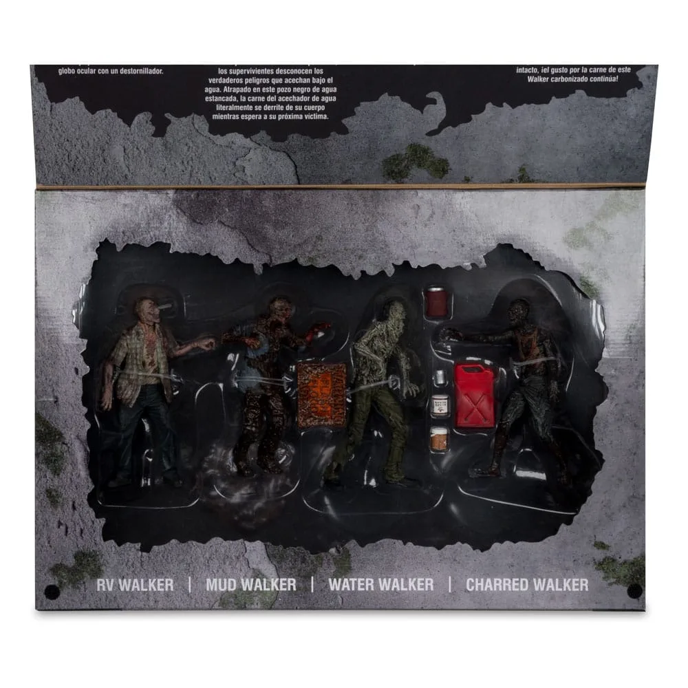 The Walking Dead Action Figure Set – 4 Walkers 13 cm 3