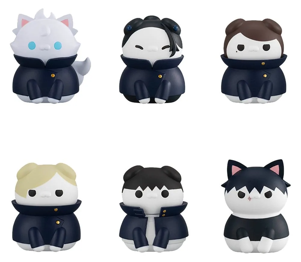 Jujutsu Kaisen Mini Figures – Mega Cat Blind Box Display 8 Pack 3 cm 1