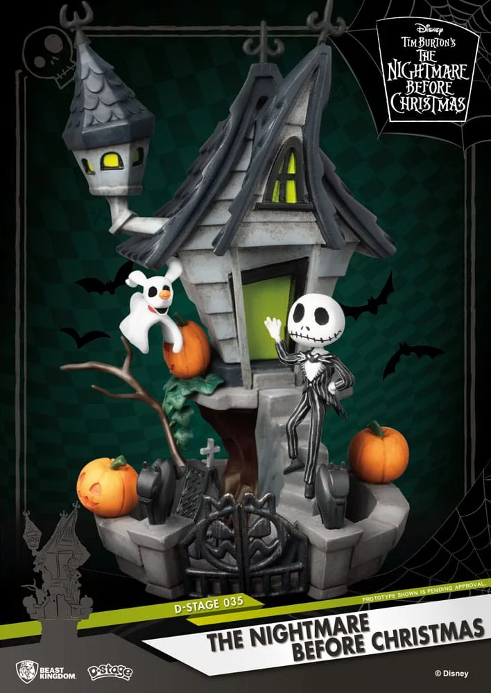 Nightmare Before Christmas Diorama – Jack’s Haunted House 15 cm 7