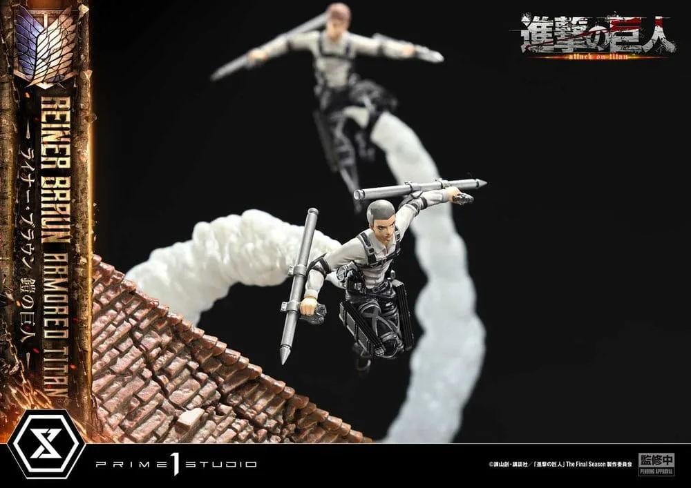 Attack on Titan Diorama Statue – Reiner Braun Armored Titan 75 cm 11