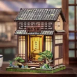CuteBee Miniature House Model Kit – Kirishima Cha-an 19 x 14 cm 14