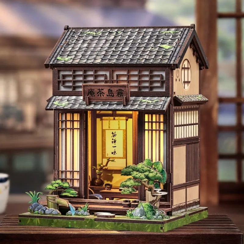 CuteBee Miniature House Model Kit – Kirishima Cha-an 19 x 14 cm 14