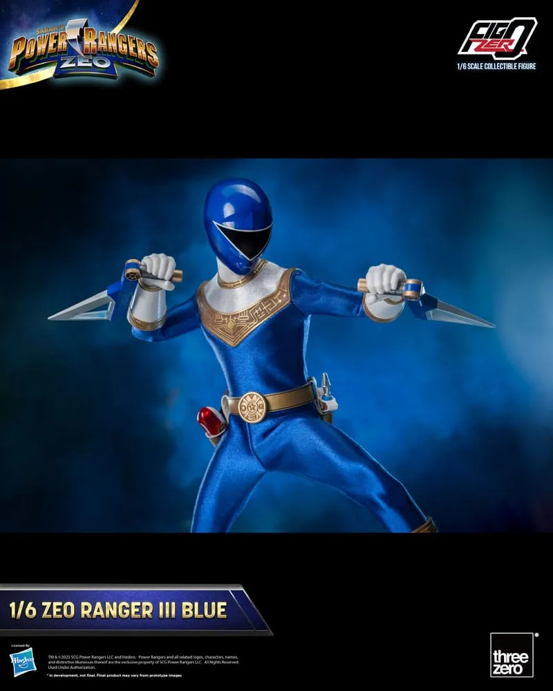 Power Rangers Zeo Action Figure – FigZero Blue III 1/6 30.7 cm 4