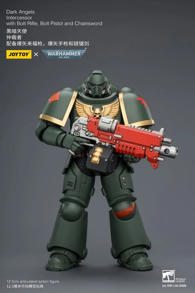 Warhammer 40,000 Action Figure – Dark Angels Intercessor 12.3 cm 11