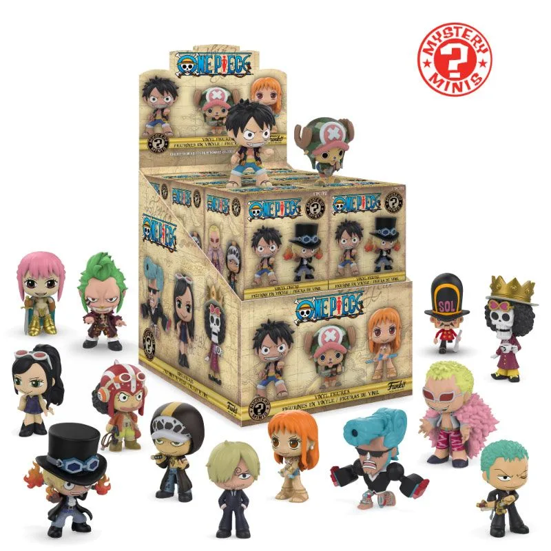 One Piece Mystery Mini Figures – 12-Box Display 5 cm