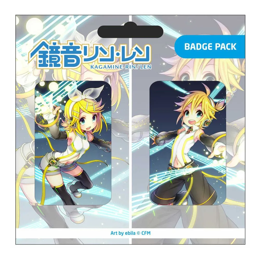Hatsune Miku Pin Badges – Set C 2-Pack 40 x 65 mm