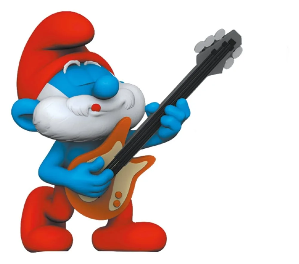 The Smurfs Mini Figure – Papa Smurf with Guitar 5.5 cm