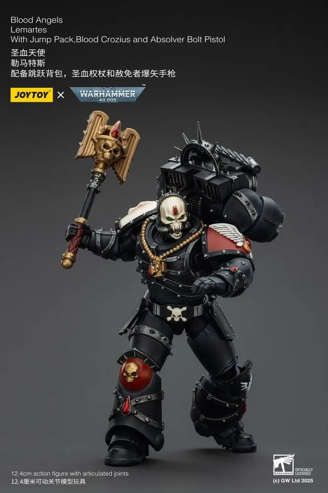 Warhammer 40,000 Action Figure – Blood Angels Lemartes 12.4 cm 7