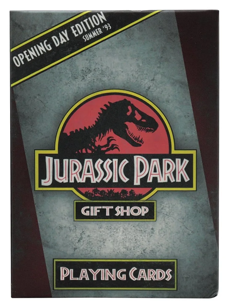 Jurassic Park Gift Set – Dino Keyring Pin and Playing Cards 5
