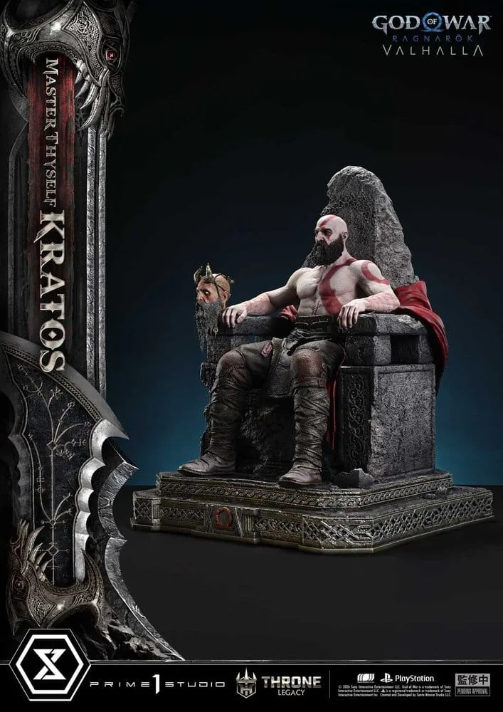 God of War Ragnarök Statue – Master Thyself Kratos 67 cm 8
