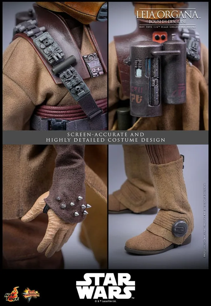 Star Wars Action Figure – Leia Organa Boushh Disguise 1/6 27 cm 16