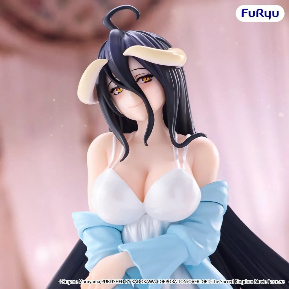Overlord Noodle Stopper Figure – Albedo Pearl White Loungewear 12 cm 2