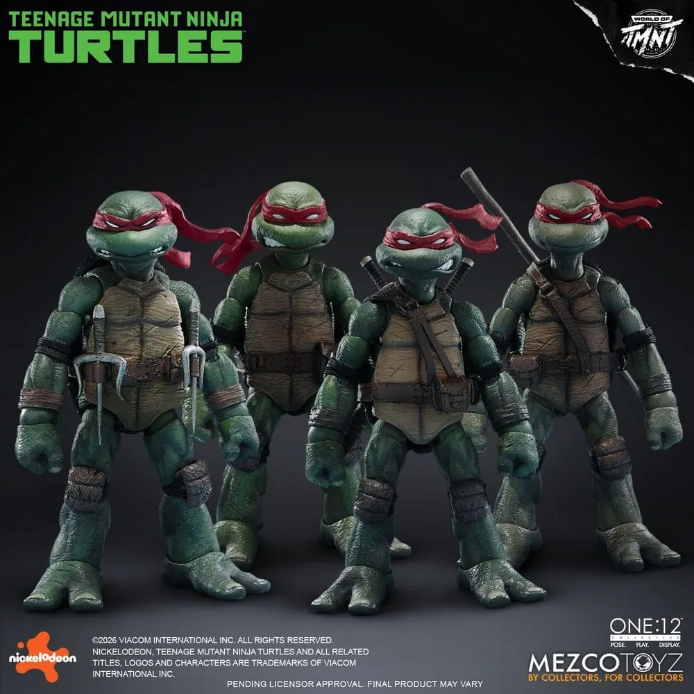 Teenage Mutant Ninja Turtles Figure Set – Red Mask Edition 17 cm