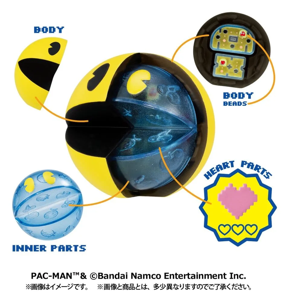 Pac-Man Mini Figures – Inside Fantasy 4-Box Display 6 cm 3