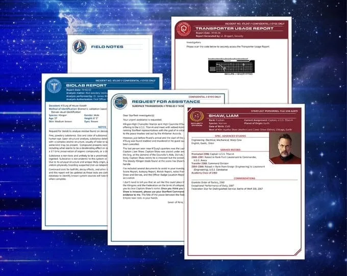 Star Trek Picard Mystery Game – Murder on the Titan-A 2