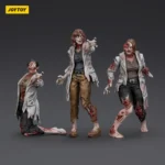 Zombie Dark Source Action Figures – Female Scientists 3-Pack 8 cm 6