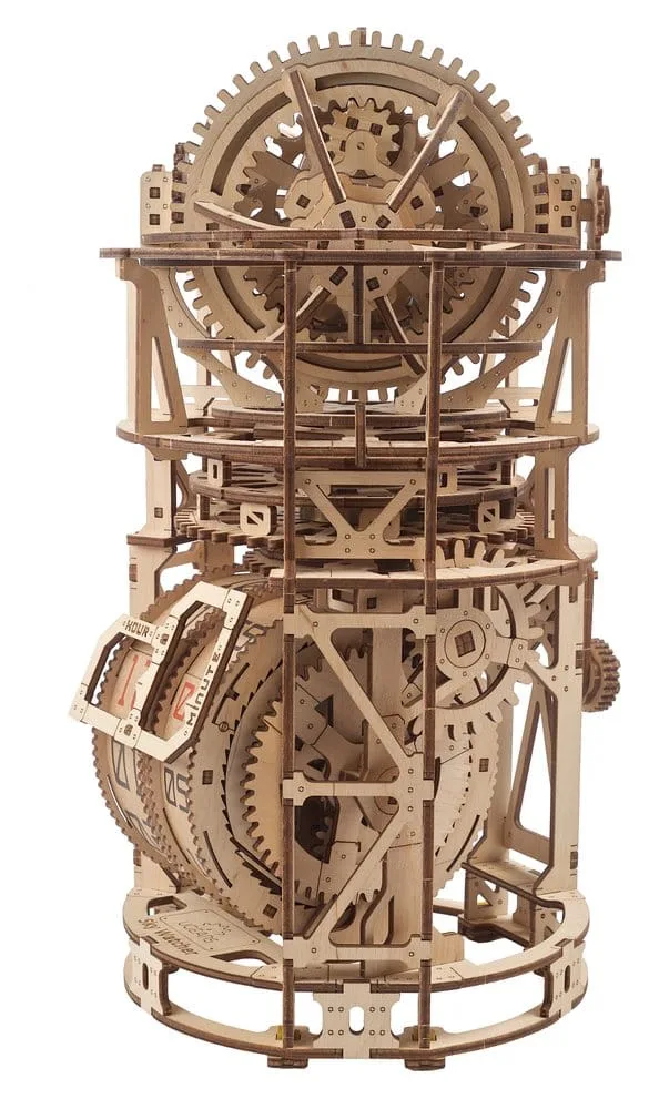 Ugears Wooden Model Kit – Sky Watcher Tourbillon Table Clock 17