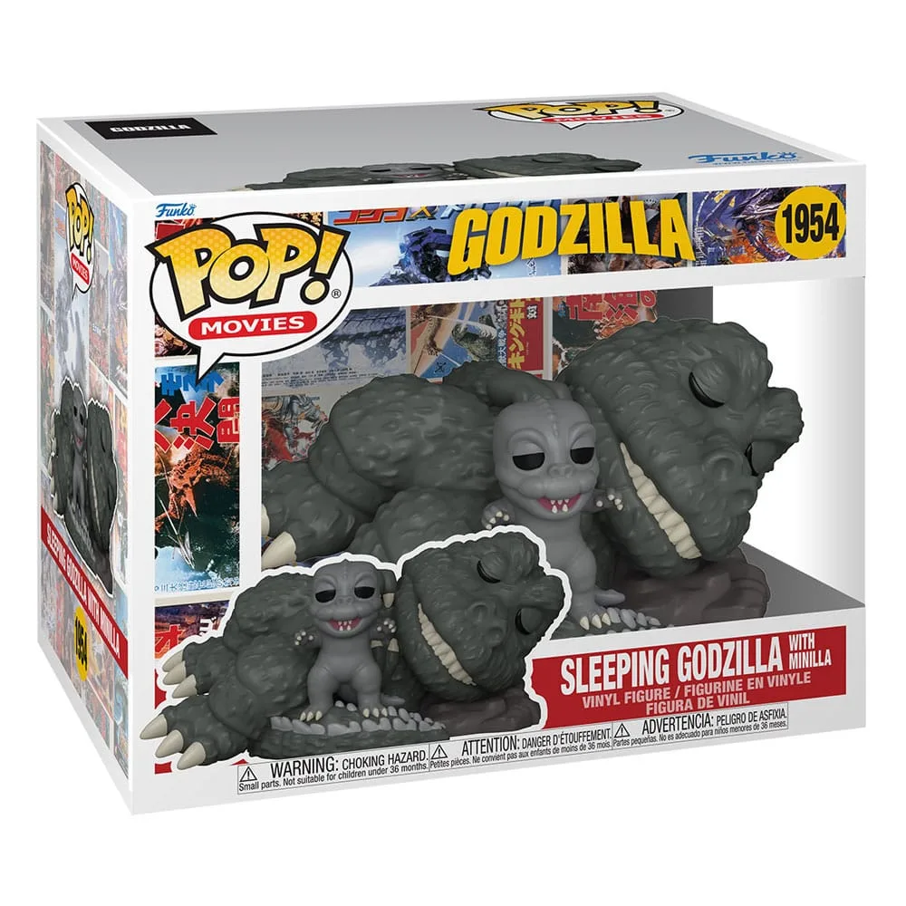 Godzilla Vinyl Figure – Sleeping with Minilla Super Sized Pop 15 cm 2