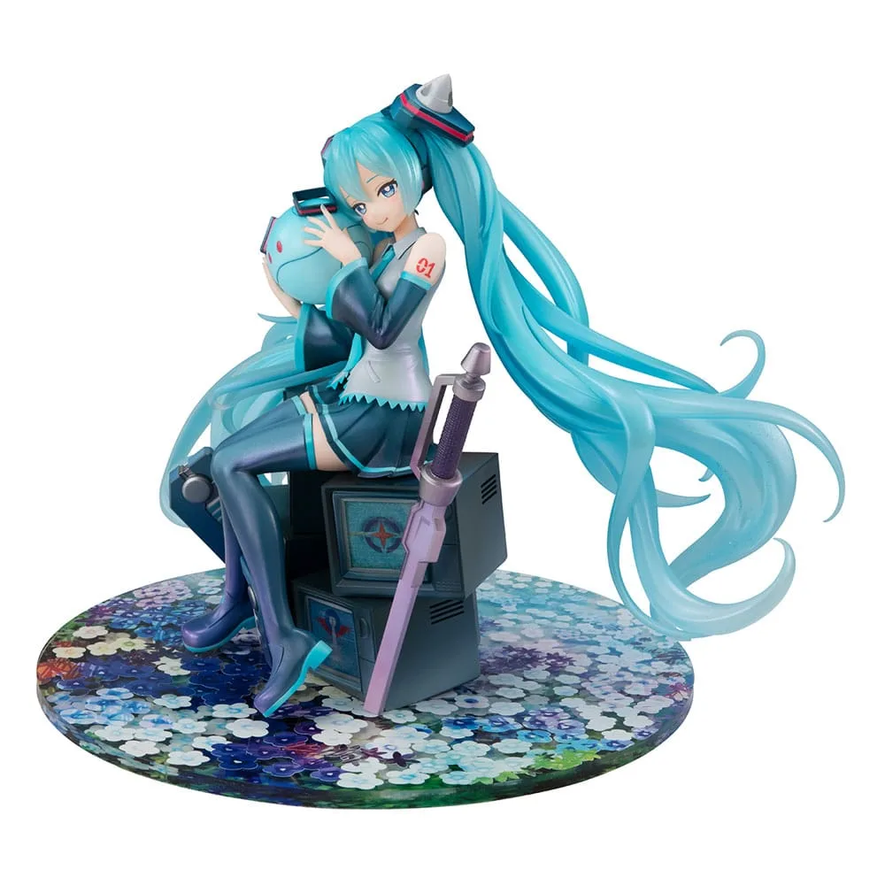 Gundam x Hatsune Miku Statue – Lucrea 45th Anniversary 17 cm