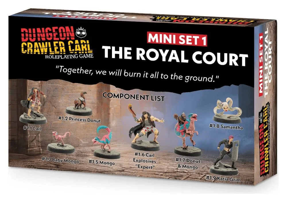 Dungeon Crawler Carl Miniatures – The Royal Court Set 1 2