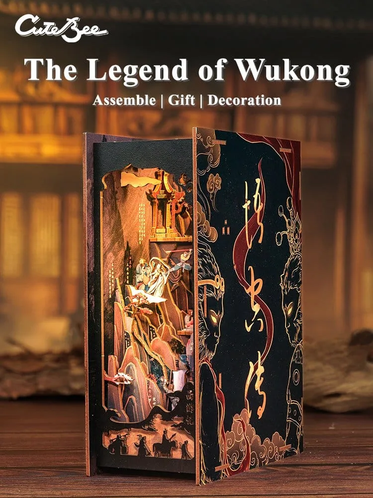 The Legend of Wukong Book Nook – Houten bouwpakket 22 x 8 cm 19