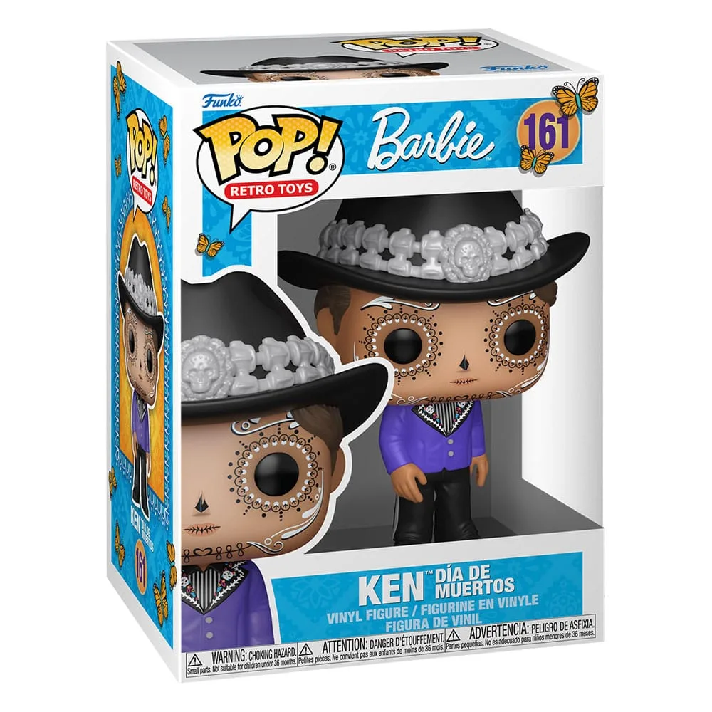 Barbie Vinyl Figure – Pop Retro Toys Ken Día de los Muertos 9 cm 2