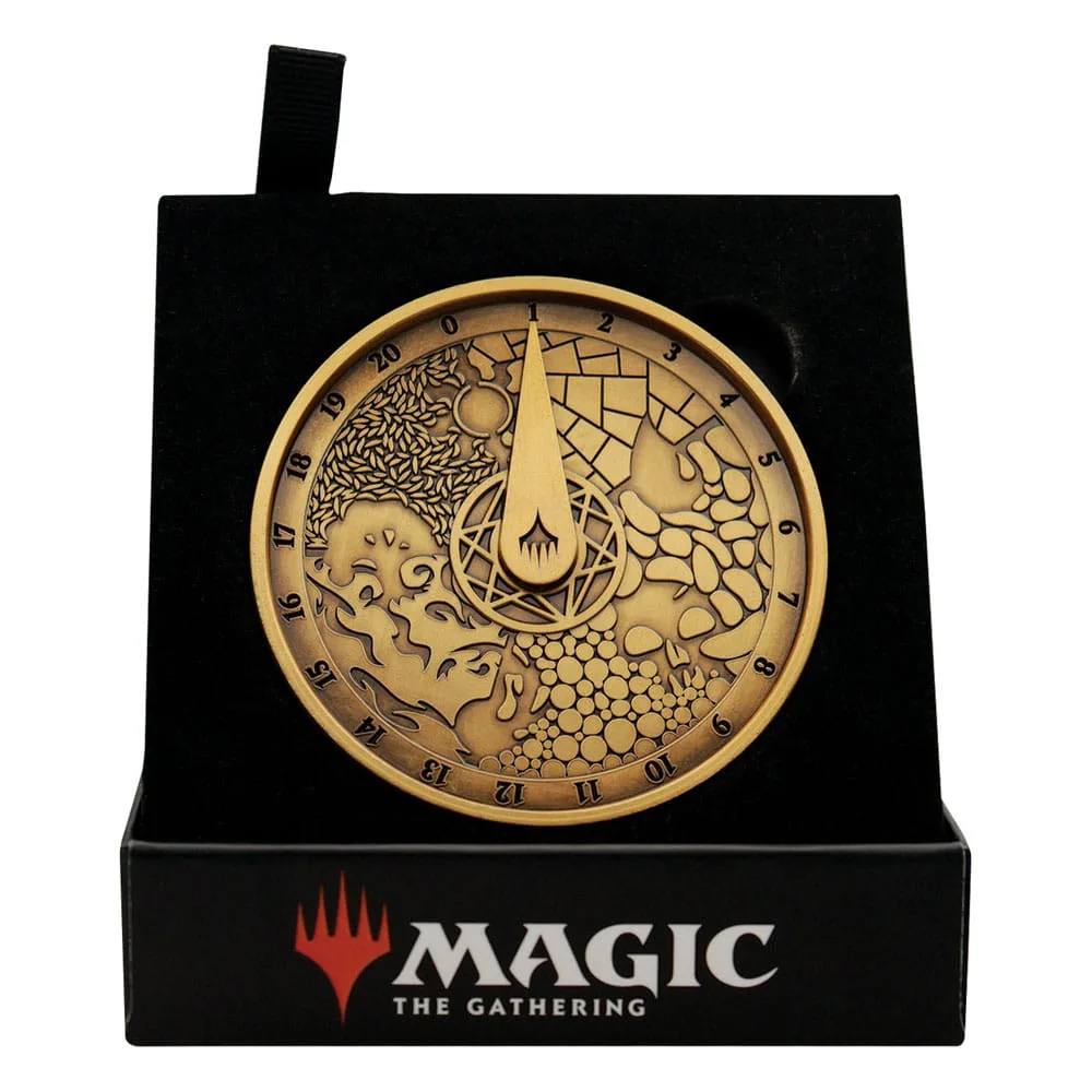 Magic the Gathering Life Counter – Antique Gold Finish 7 cm 10