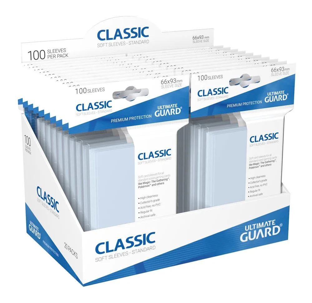 Ultimate Guard Card Sleeves – Classic 100 Pack 66 x 93 mm 4