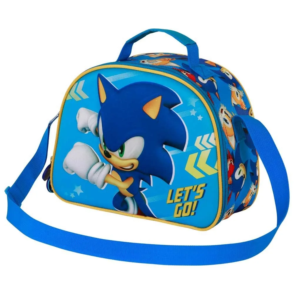 Sonic the Hedgehog Lunch Bag – Go Blue 3D 26 x 20 x 10 cm