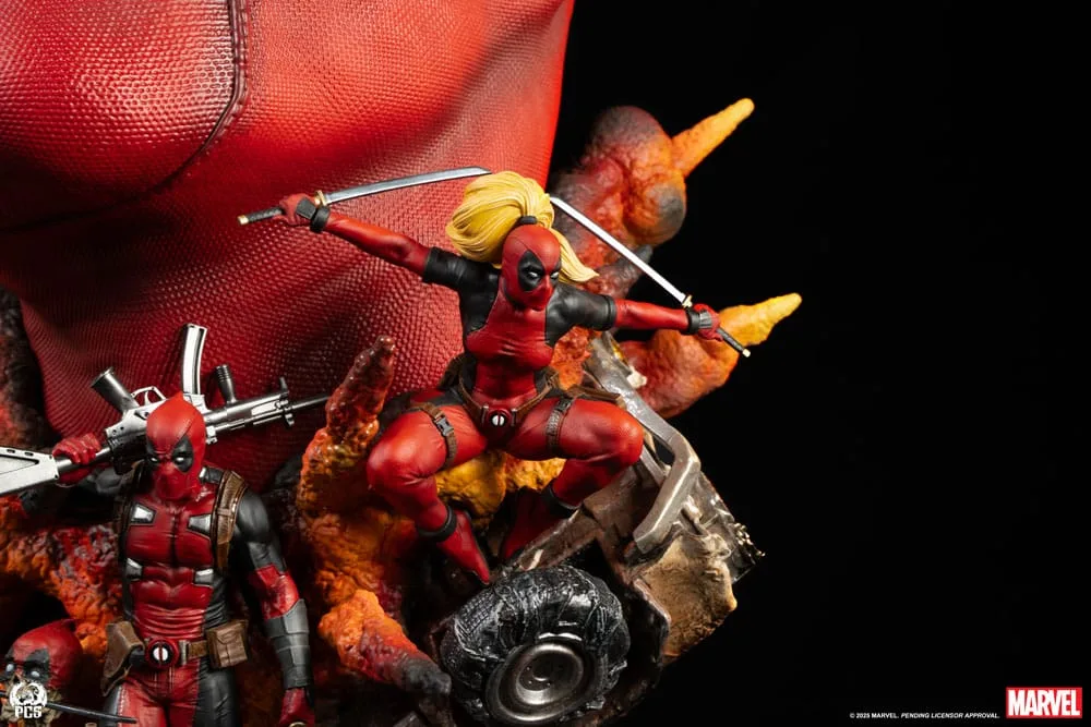 Marvel Fine Art Bust – Deadpool Corps Diorama 42 cm 8