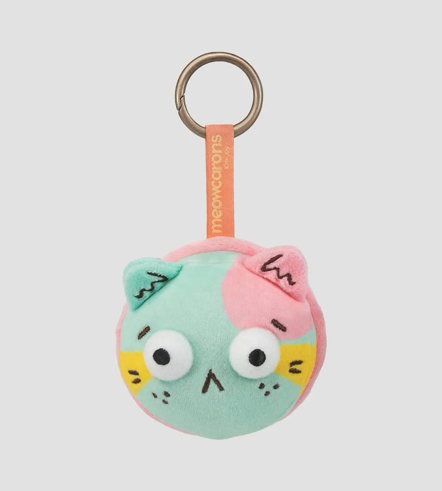 Meowcaron Plush Bag Charm – Scared 7 cm