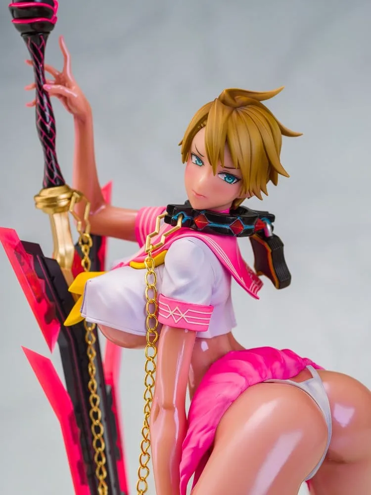 Mahou Shoujo Statue – Rui Asuka Pink Summer Sailor 29 cm 5