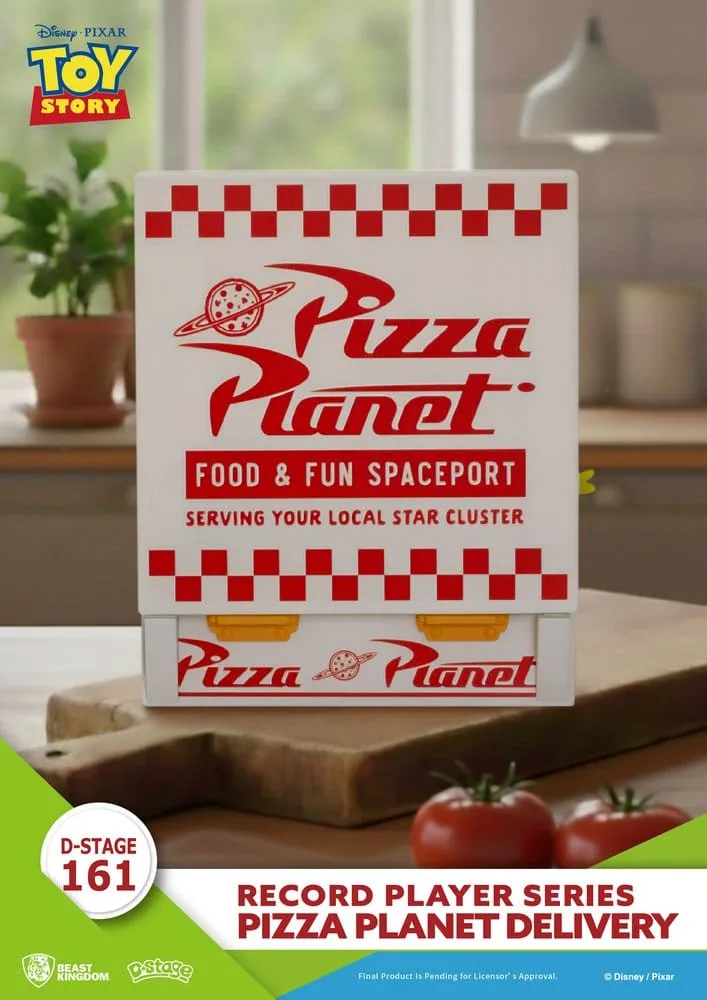 Toy Story PVC Figure – Pizza Planet Delivery Record Player 12 cm 6