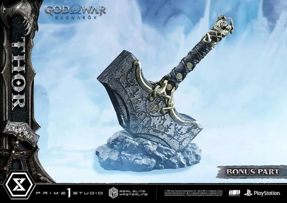 God of War Ragnarök Statue – Thor Deluxe Bonus 1/3 105 cm 3
