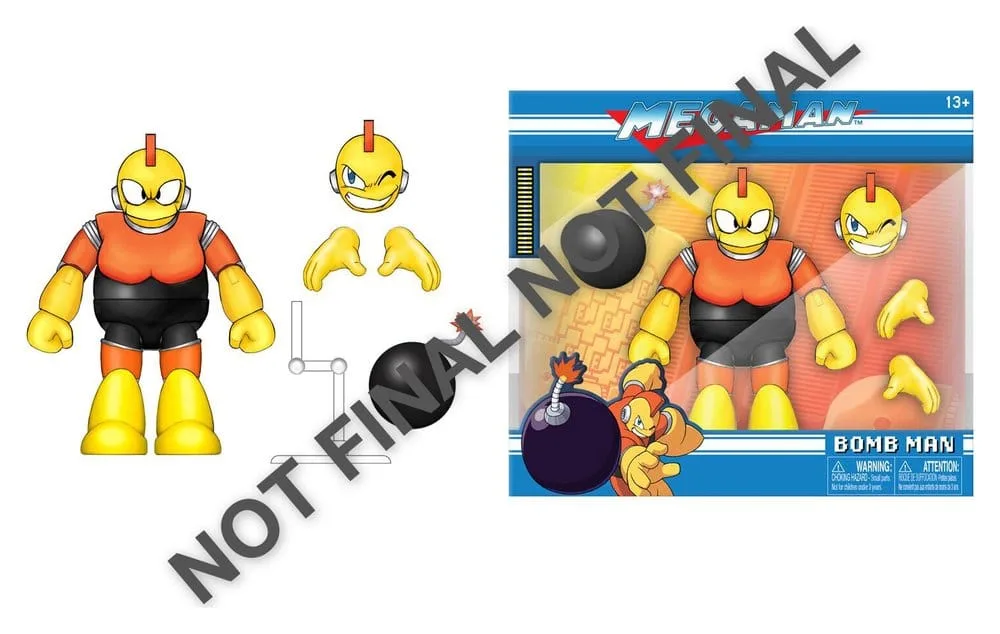 Mega Man Action Figure – Bomb Man 13 cm